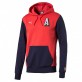 PUMA ARSENAL FC BIG A HOODY MIKINA PÁNSKÁ - Červená č.1