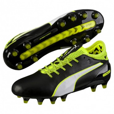 PUMA evoTOUCH 2 FG KOPAČKY PÁNSKÉ - Černá, Žlutá č.1