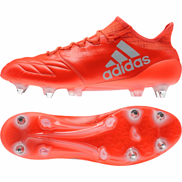 ADIDAS X 16.1 SG LEATHER KOPAČKY PÁNSKÉ - Červená č.1