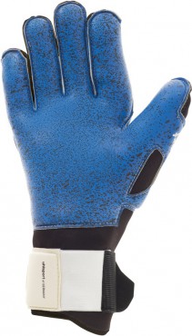 UHLSPORT ELIMINATOR SUPERGRIP BRANKAŘSKÉ RUKAVICE - Bílá, Černá, Modrá č.2
