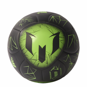 ADIDAS MESSI Q4 FOTBALOVÝ MÍČ - Černá, Neon zelená č.2