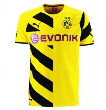 PUMA BORUSSIA DORTMUND HOME REPLIKA SHIRT DRES PÁNSKÝ - Žlutá, Černá č.1