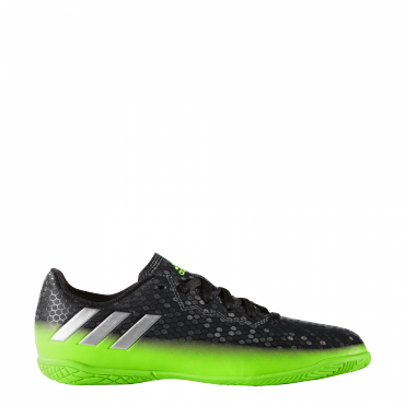 ADIDAS MESSI 16.4 IN J SÁLOVKY DĚTSKÉ - Černá, Neon zelená č.9