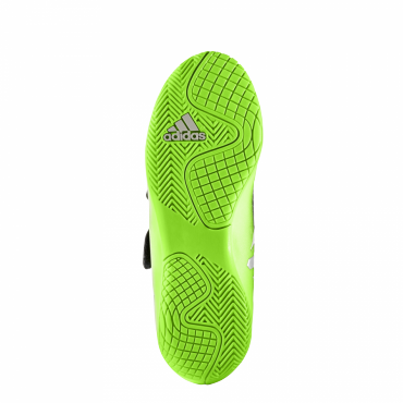 ADIDAS MESSI IN J H+L SÁLOVKY DĚTSKÉ - Černá, Neon zelená č.6