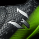ADIDAS MESSI IN J H+L SÁLOVKY DĚTSKÉ - Černá, Neon zelená č.2
