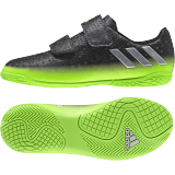 ADIDAS MESSI IN J H+L SÁLOVKY DĚTSKÉ - Černá, Neon zelená č.10
