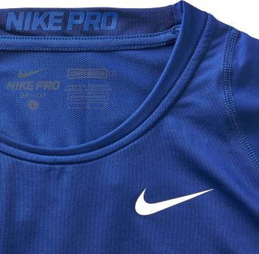 NIKE M NP TOP COMP LS CREW THERMO TRIKO DLOUHÝ RUKÁV PÁNSKÉ - Modrá č.4