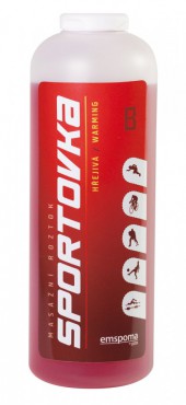 SPORTOVKA MASÁŽNÍ ROZTOK 500 ml - Červená č.1