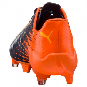 PUMA evoSPEED 17 SL S FG KOPAČKY PÁNSKÉ - Oranžová, Tmavě modrá č.5