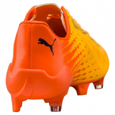 PUMA evoSPEED 17 SL S FG KOPAČKY PÁNSKÉ - Oranžová, Tmavě modrá č.8