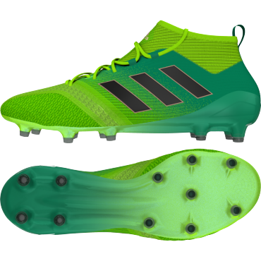 ADIDAS ACE 17.1 PRIMEKNIT FG KOPAČKY PÁNSKÉ - Zelená, Neon zelená č.1