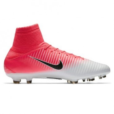 NIKE MERCURIAL VELOCE III DF FG KOPAČKY PÁNSKÉ - Růžová, Bílá č.2