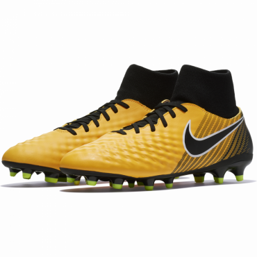 NIKE MAGISTA ONDA II DF FG KOPAČKY PÁNSKÉ - Oranžová, Černá č.3