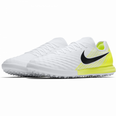 NIKE MAGISTAX FINALE II TF TURFY PÁNSKÉ - Bílá, Neon žlutá č.3