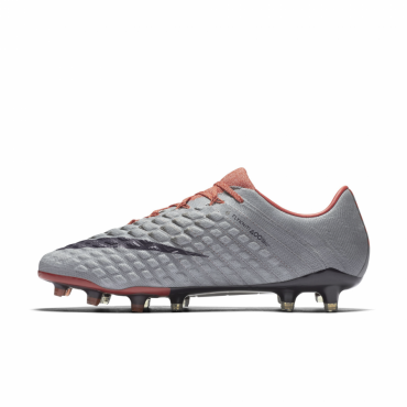 NIKE HYPERVENOM PHANTOM III FG KOPAČKY - Červená, Šedá č.5
