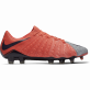 NIKE HYPERVENOM PHANTOM III FG KOPAČKY - Červená, Šedá č.1