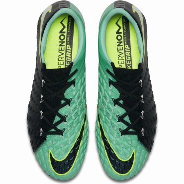 NIKE HYPERVENOM PHANTOM III FG KOPAČKY - Černá, Světle modrá č.4