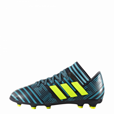 ADIDAS NEMEZIZ 17.3 J FG KOPAČKY DĚTSKÉ - Modrá, Černá č.8