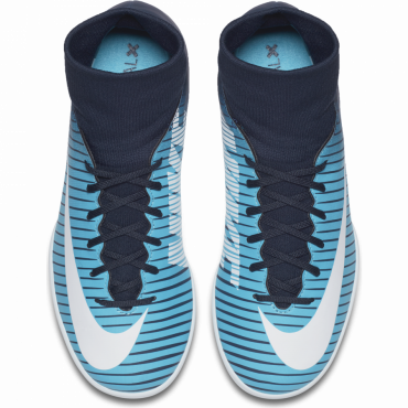 NIKE JR MERCURIALX VICTORY VI DF IC SÁLOVKY DĚTSKÉ - Modrá, Černá č.4