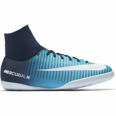 NIKE JR MERCURIALX VICTORY VI DF IC SÁLOVKY DĚTSKÉ - Modrá, Černá č.1