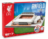 3D PUZZLE FOTBALOVÝ STADION - ANFIELD (LIVERPOOL) - Červená č.1