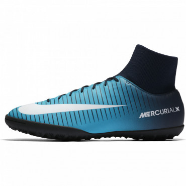 NIKE MERCURIALX VICTORY VI DF TF TURFY PÁNSKÉ - Modrá, Černá č.3