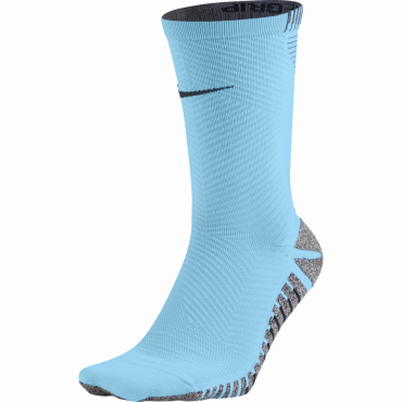 NIKE GRIP STRIKE LIGHT CREW FOTBALOVÉ PONOŽKY - Světle modrá, Šedá, Černá č.1
