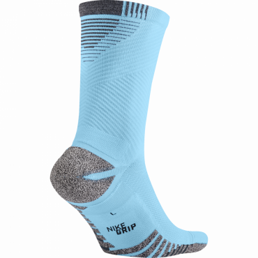 NIKE GRIP STRIKE LIGHT CREW FOTBALOVÉ PONOŽKY - Světle modrá, Šedá, Černá č.2