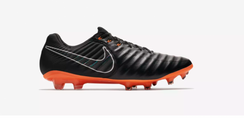 NIKE TIEMPO LEGEND VII ELITE FG KOPAČKY PÁNSKÉ - Černá, Oranžová č.1