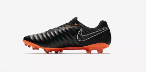 NIKE TIEMPO LEGEND VII ELITE FG KOPAČKY PÁNSKÉ - Černá, Oranžová č.3