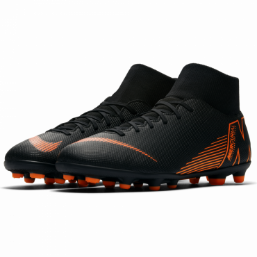 NIKE SUPERFLY VI CLUB FG/MG KOPAČKY PÁNSKÉ - Černá, Oranžová č.3