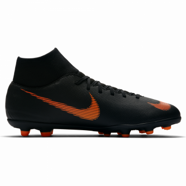 NIKE SUPERFLY VI CLUB FG/MG KOPAČKY PÁNSKÉ - Černá, Oranžová č.6