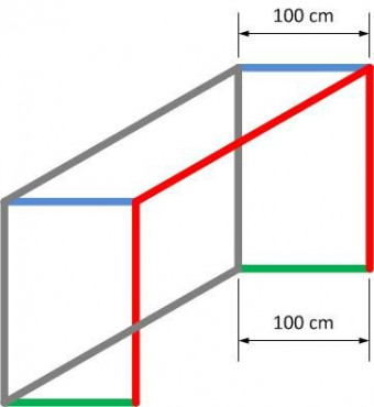 FOTBAL SÍŤ 151 5,15x2,05x1x1m PP 4mm - Bílá č.3