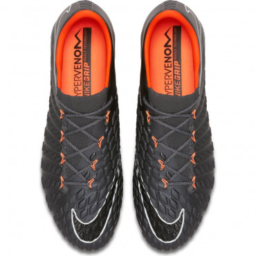 NIKE HYPERVENOM PHANTOM III ELITE FG KOPAČKY PÁNSKÉ - Šedá, Oranžová č.4