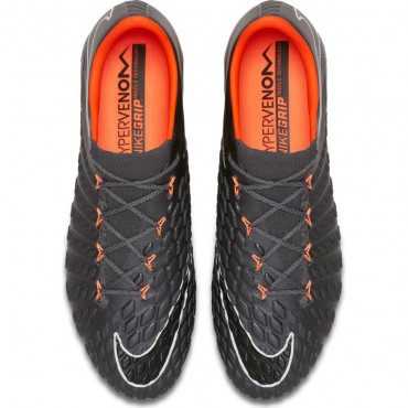 NIKE HYPERVENOM PHANTOM III ELITE FG KOPAČKY PÁNSKÉ - Šedá, Oranžová č.4