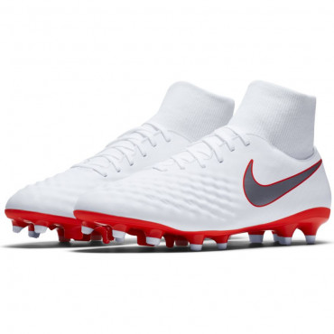 NIKE MAGISTA OBRA II ACADEMY DF FG KOPAČKY PÁNSKÉ - Bílá, Červená č.3