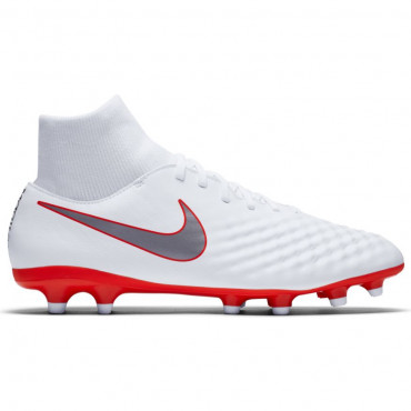 NIKE MAGISTA OBRA II ACADEMY DF FG KOPAČKY PÁNSKÉ - Bílá, Červená č.1