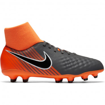 NIKE MAGISTA OBRA II ACADEMY DF FG KOPAČKY DĚTSKÉ - Šedá, Oranžová č.1