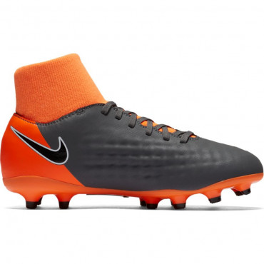 NIKE MAGISTA OBRA II ACADEMY DF FG KOPAČKY DĚTSKÉ - Šedá, Oranžová č.6