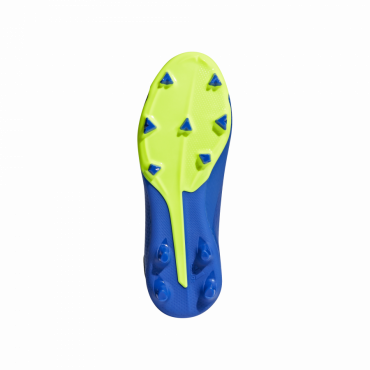 ADIDAS X 18.3 FG KOPAČKY DĚTSKÉ - Modrá, Neon žlutá č.2