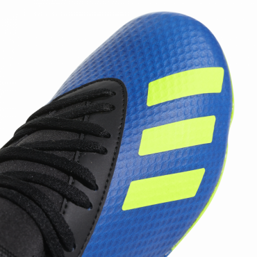 ADIDAS X 18.3 FG KOPAČKY DĚTSKÉ - Modrá, Neon žlutá č.4