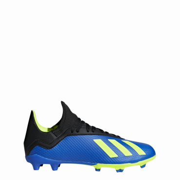 ADIDAS X 18.3 FG KOPAČKY DĚTSKÉ - Modrá, Neon žlutá č.6