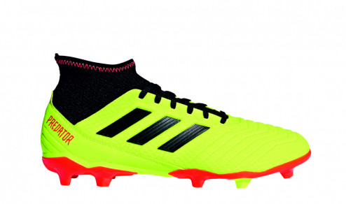 ADIDAS PREDATOR 18.3 FG KOPAČKY PÁNSKÉ - Neon žlutá, Oranžová č.3