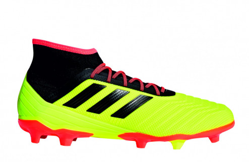 ADIDAS PREDATOR 18.2 FG KOPAČKY PÁNSKÉ - Neon žlutá, Oranžová č.2