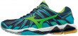 MIZUNO WAVE TORNADO X2 VOLEJBALOVÉ BOTY - Tmavě modrá, Zelená č.1