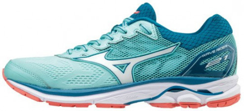 MIZUNO WAVE RIDER 21 BĚŽECKÉ BOTY - Světle modrá, Bílá č.2