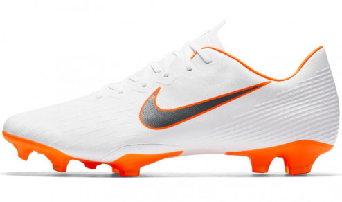 NIKE MERCURIAL VAPOR 12 PRO FG KOPAČKY PÁNSKÉ - Bílá, Oranžová č.4