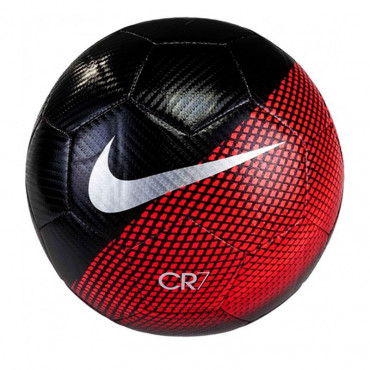 NIKE CR7 SKILLS MINI MÍČ - Černá, Červená č.1