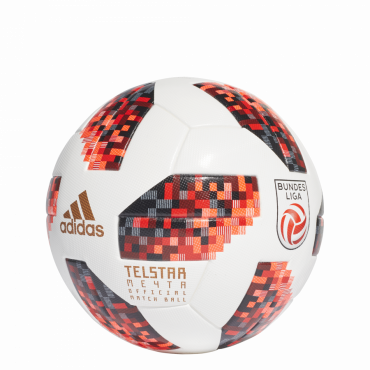 ADIDAS TELSTAR MECHTA 18 OMB FOTBALOVÝ MÍČ - Bílá, Červená č.1