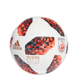 ADIDAS TELSTAR MECHTA 18 OMB FOTBALOVÝ MÍČ - Bílá, Červená č.5